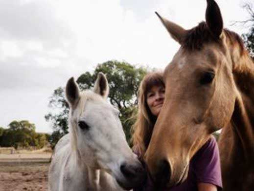 Louise Atkinson EPI Trainer Noel Haarburger equine therapy trainer