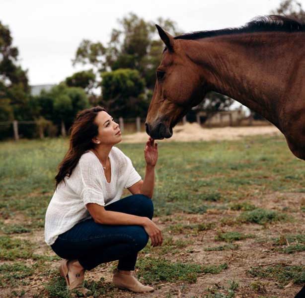 Maelani Mills Noel Haarburger equine therapy trainer