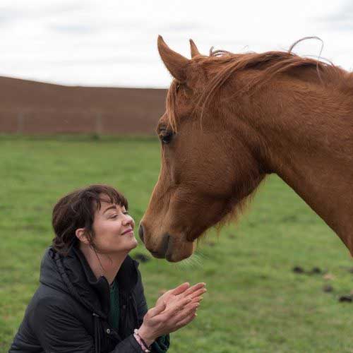 Paula Jewell EAL Trainer Noel Haarburger equine therapy trainer
